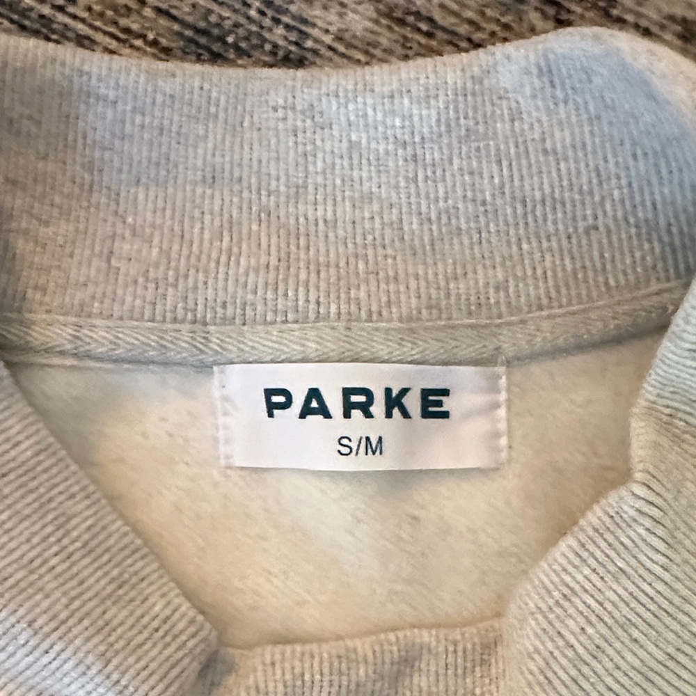Parke Texas Graphic Mockneck Sweatshirt size S/M-NWOT - Picture 2 of 3
